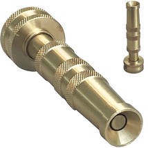 High Pressure Hose Nozzle Heavy Duty | Brass Water Hose Nozzles For Garden Hoses - £17.32 GBP