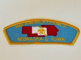 Boy Scouts Cub Girl Patch Vtg Council Badge Memorabilia Nebraska Iowa Am... - £13.20 GBP