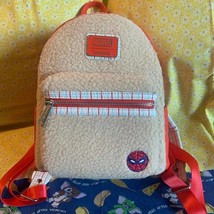 Loungefly Marvel SPIDER-MAN Faux Fur Mini Backpack~ With Tags~ Brand New~ - £40.59 GBP