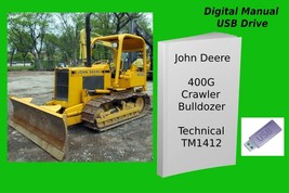 John Deere 400G Crawler Bulldozer Technical Repair Manual TM1412 - £15.19 GBP+