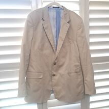 Alan Flusser Mens 46L suit jacket blazer sport coat 46 LONG cotton casua... - $1,055.46 MXN