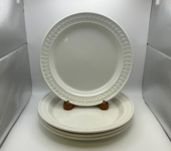 Set of 4 Portmeirion OPTIONS All White Dinner Plates - $299.99