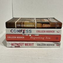 Colleen Hoover Paperback Book Set Layla Confess Without Merit Regretting... - $19.75