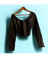 Lululemon Align Long Sleeve Shirt size 8 BLACK Shimmer Crop Top - $46.08