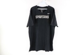 Nike Mens Large Athletic Cut Faded Michigan State University Spell Out T-Shirt - £22.90 GBP