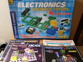 Thames &amp; Kosmos Electronics Advanced Circuits Experiment Kit 141 Piece + Extras - £101.47 GBP