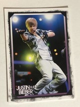 Justin Bieber Panini Trading Card #96 Justin On Stage - $1.97