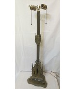Antique Castle Gothic Medieval table lamp - $500.00
