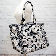 ❤️ Vera Bradley Camellia Get Going Carried Away Xl Large Tote Black White Floral - £75.13 GBP