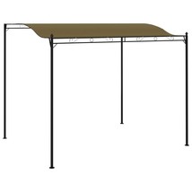  Gazebo Set of 2 Taupe Steel and polyester Large Durable - $4,353.12 MXN