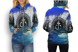 Death At Sea Sky Hoodie Sporty Casual Graphic Zip up Hoodie for Women - £26.54 GBP+