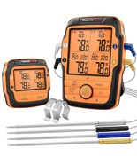 ThermoPro TP27 500FT Long Range Wireless Meat Thermometer for Grilling a... - £93.72 GBP
