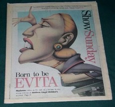 MADONNA SHOW NEWSPAPER SUPPLEMENT VINTAGE 1996 - $34.99