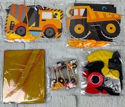 Construction Birthday Party Supplies Dump Truck Party Decorations Kits Set - £22.39 GBP