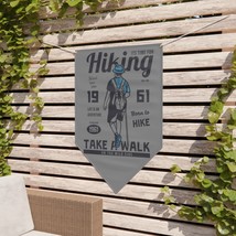 Outdoor Hiking Adventure Custom Pennant Banner Printed in Vivid Full Color - £38.03 GBP+