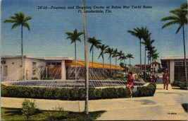 Vintage Bahia Mar Yacht Basin -women Fort Lauderdale Florida FL - Postcard a3 - £18.50 GBP