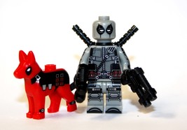 YY Minifigure Building Custom Deadpool Grey with Dog Marvel Comic - $6.50