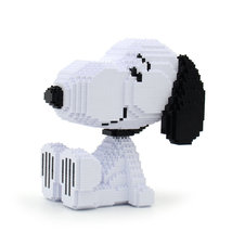 Snoopy (Peanuts) Brick Sculpture (JEKCA Lego Brick) DIY Kit - £66.60 GBP