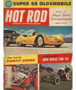 HOT ROD - January 1960 - 1960 OLDSMOBILE 88, 1953 HENRY J, HARLEY DAVIDS... - $2.98