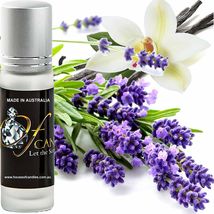 Lavender &amp; Vanilla Premium Scented Roll On Fragrance Perfume Oil Vegan - £10.20 GBP+