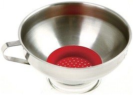 Norpro Wide Mouth Funnel With Silicone Strainer - £30.99 GBP