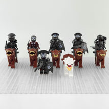 The Lord of the Rings Uruk-Hai Warg Riders 12pcs Minifigures Bricks Toys - $23.49