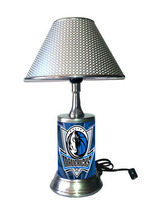 Dallas Mavericks desk lamp with chrome finish shade - £35.08 GBP