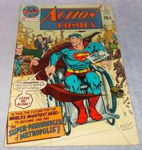  Action Comic Book January 1971 No 396 DC Superman Super Panhandler Metr... - £7.81 GBP