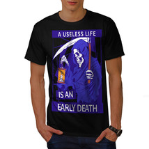 Wellcoda Death Horror Grim Reaper Mens T-shirt,  Graphic Design Printed Tee - £14.63 GBP+