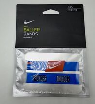 Nike Baller Bands Reversible NBA Oklahoma City Thunder One Pair Size M/L... - $19.29 CAD
