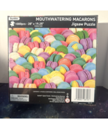 1000 Piece Jigsaw Puzzle BunMo Mouthwatering Macarons- New/Sealed - $219.90 MXN