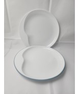 Corelle Contours 3 - Dinner Plates 10¾&quot; 2 - Tranquil and 1 - Simplicity - $1,110.90 MXN