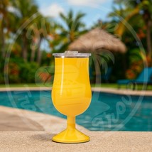 ORCA Poco Sunflower Yellow 17 oz Insulated Stainless Steel Cocktail Cup With Lid - $24.87