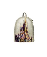Loungefly Disney World 50th Anniversary Cinderella Castle Mini Backpack ... - £102.43 GBP