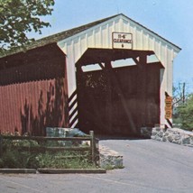 Covered Bridge Amish Country Vintage Postcard Lancaster PA Kissing Bridges - £7.95 GBP