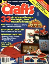 Crafts Magazine July 1987 Crochet, Cross Stitch, Painting, Rug Making, Clowns - $5.77