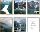 Hoozgee Scandinavia Travel Wall Art Prints Mountain Pictures Wall Decor ... - $41.95