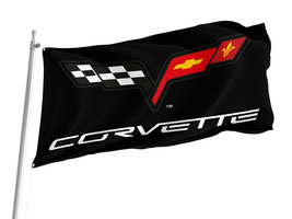 Flag 3x5 outdoor, Corvette Racing Size -3x5Ft / 90x150cm, Garden flags - £23.43 GBP