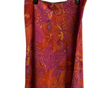 Holiday Magic  Skirt Womens XL A-Line Pull on KL Floral Fushia Orange Ye... - £9.71 GBP