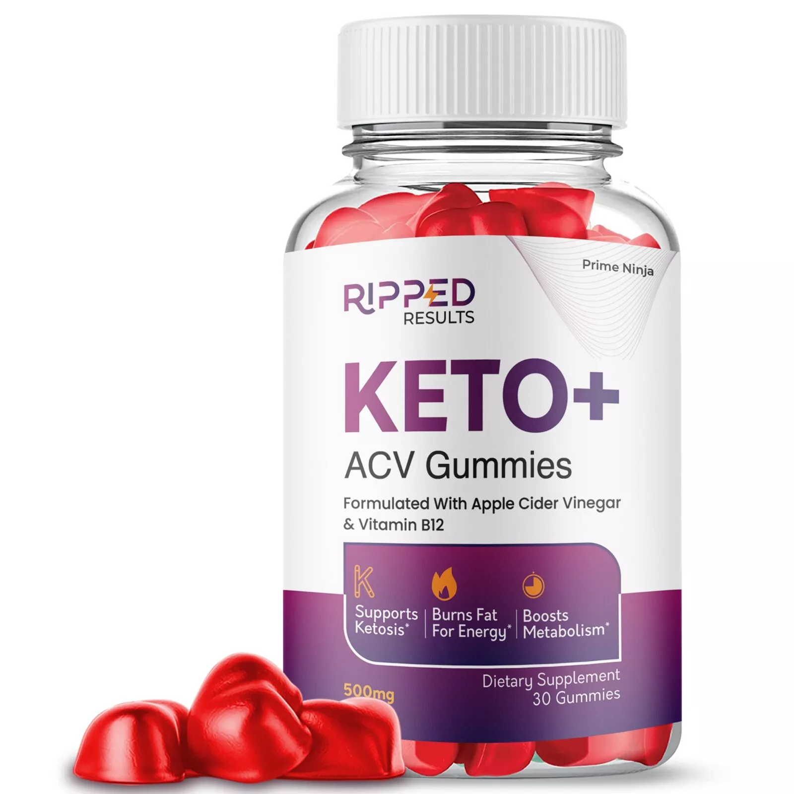 Ripped Results Keto ACV gummies, Maximum Strength Official Gummies (1 Pack) - $843.46 MXN