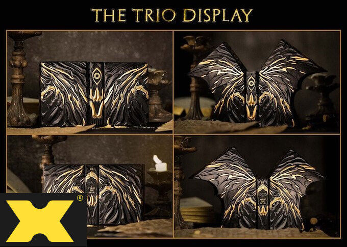 DEMON: VENGEANCE EDITION (Black Gilded) Playing Cards by Card Mafia Item image 3
