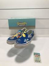 Vans SpongeBob SquarePants Alohabob Classic Slip On Sneakers Blue Size 3... - £13.45 GBP