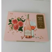 GALISON Rose All Day 2-in-1 Shaped Jigsaw Puzzle Set Roses and Wine - $12.86