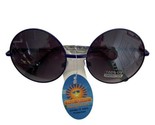 Oversized Round Circle Sunglasses John Lennon Style Classic Unisex Blue ... - £6.79 GBP