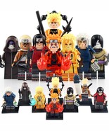 8Pcs/set Naruto Minato Kabuto The Hokage Orochimaru Killer Bee Minifigur... - $18.99