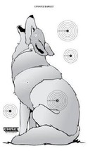 Coyote Target [24&quot;x14&quot;] (25 pack), black &amp; white printed on target paper. - £15.69 GBP
