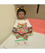 Vintage 90s Gotz Artist Carin Lossnitzer 23&quot; African American Doll Gloria - $235.17 CAD