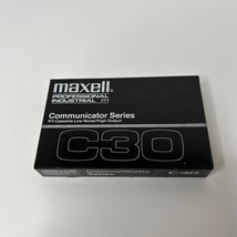 Maxell Professional Industrial Communicator Series C30 Cassette **NEW/ F... - £7.52 GBP