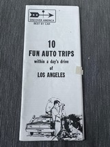 10 Fun Auto Trips within a day&#39;s drive Los Angeles California brochure 1... - $17.50