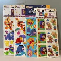 Vintage Sandylion Disney Winnie The Pooh Eeyore Piglet & Tigger Stickers Set - $29.99